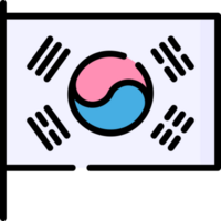 sur Corea icono diseño png