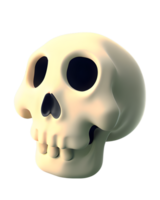 3D Illustration of skull png