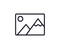 Camera concept. Single premium editable stroke pictogram perfect for logos, mobile apps, online shops and web sites. Vector symbol isolated on white background.
