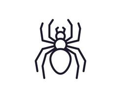 Bug concept. Single premium editable stroke pictogram perfect for logos, mobile apps, online shops and web sites. Vector symbol isolated on white background.