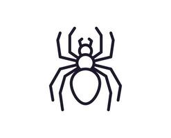 Bug concept. Single premium editable stroke pictogram perfect for logos, mobile apps, online shops and web sites. Vector symbol isolated on white background.