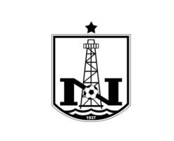 Neftchi Baku Club Symbol Logo Austria League Football Abstract Design Vector Illustration