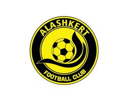 fc alashkert logo club símbolo Armenia liga fútbol americano resumen diseño vector ilustración