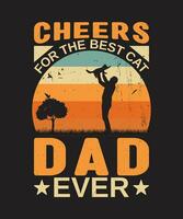 Father's Day Dad Tshirt design vector