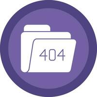 404 Error Vector Icon Design