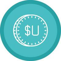 Uruguayan peso Vector Icon Design