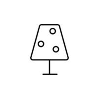 Apple Tree Minimalistic Vector Line Icon. Vector Illustration for web sites, apps, design, banners and other purposes