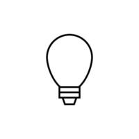 lámpara moderno línea icono. Perfecto para diseño, infografía, web sitios, aplicaciones vector