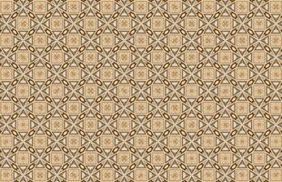 Brown square carpet pattern vector