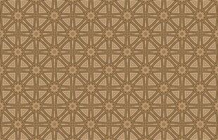 Brown square carpet pattern vector