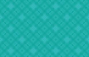 Blue square fabric pattern vector