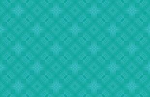 Blue square fabric pattern vector