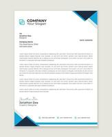 Modern corporate letterhead template design. Creative and Professional business letterhead design  template. Letterhead template in flat style vector