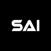 SAI Logo Design, Inspiration for a Unique Identity. Modern Elegance and Creative Design. Watermark Your Success with the Striking this Logo. vector