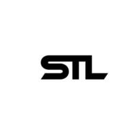 STL Letter Logo Design, Inspiration for a Unique Identity. Modern Elegance and Creative Design. Watermark Your Success with the Striking this Logo. vector