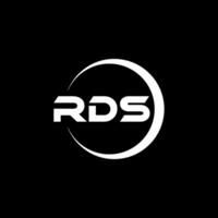 RDS Letter Logo Design, Inspiration for a Unique Identity. Modern Elegance and Creative Design. Watermark Your Success with the Striking this Logo. vector