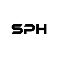 sph letra logo diseño, inspiración para un único identidad. moderno elegancia y creativo diseño. filigrana tu éxito con el sorprendentes esta logo. vector