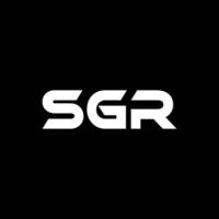 SGR Letter Logo Design, Inspiration for a Unique Identity. Modern Elegance and Creative Design. Watermark Your Success with the Striking this Logo. vector