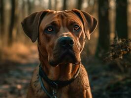 Broholmer perro creado con generativo ai tecnología foto