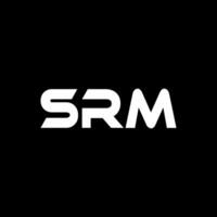 SRM Letter Logo Design, Inspiration for a Unique Identity. Modern Elegance and Creative Design. Watermark Your Success with the Striking this Logo. vector