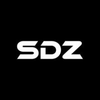 SDZ Letter Logo Design, Inspiration for a Unique Identity. Modern Elegance and Creative Design. Watermark Your Success with the Striking this Logo. vector