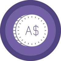 Australian Dollar Vector Icon Design