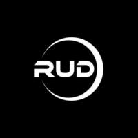 RUD Letter Logo Design, Inspiration for a Unique Identity. Modern Elegance and Creative Design. Watermark Your Success with the Striking this Logo. vector