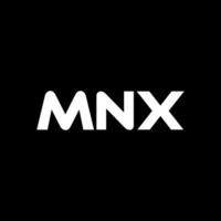 MNX Letter Logo Design, Inspiration for a Unique Identity. Modern Elegance and Creative Design. Watermark Your Success with the Striking this Logo. vector