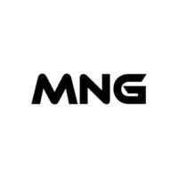 MNG Letter Logo Design, Inspiration for a Unique Identity. Modern Elegance and Creative Design. Watermark Your Success with the Striking this Logo. vector