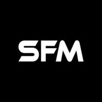 sfm letra logo diseño, inspiración para un único identidad. moderno elegancia y creativo diseño. filigrana tu éxito con el sorprendentes esta logo. vector