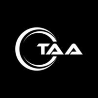 TAA Letter Logo Design, Inspiration for a Unique Identity. Modern Elegance and Creative Design. Watermark Your Success with the Striking this Logo. vector