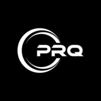 prq letra logo diseño, inspiración para un único identidad. moderno elegancia y creativo diseño. filigrana tu éxito con el sorprendentes esta logo. vector
