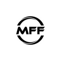 MFF Letter Logo Design, Inspiration for a Unique Identity. Modern Elegance and Creative Design. Watermark Your Success with the Striking this Logo. vector