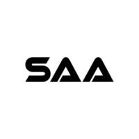 SAA Logo Design, Inspiration for a Unique Identity. Modern Elegance and Creative Design. Watermark Your Success with the Striking this Logo. vector