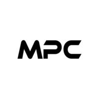 MPC Letter Logo Design, Inspiration for a Unique Identity. Modern Elegance and Creative Design. Watermark Your Success with the Striking this Logo. vector