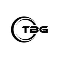 TBG Letter Logo Design, Inspiration for a Unique Identity. Modern Elegance and Creative Design. Watermark Your Success with the Striking this Logo. vector