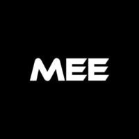 MEE Letter Logo Design, Inspiration for a Unique Identity. Modern Elegance and Creative Design. Watermark Your Success with the Striking this Logo. vector