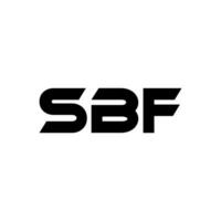 SBF Logo Design, Inspiration for a Unique Identity. Modern Elegance and Creative Design. Watermark Your Success with the Striking this Logo. vector