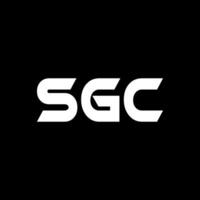 sgc letra logo diseño, inspiración para un único identidad. moderno elegancia y creativo diseño. filigrana tu éxito con el sorprendentes esta logo. vector