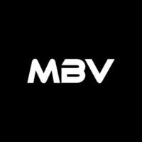 MBV Letter Logo Design, Inspiration for a Unique Identity. Modern Elegance and Creative Design. Watermark Your Success with the Striking this Logo. vector