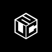 UCN Letter Logo Design, Inspiration for a Unique Identity. Modern Elegance and Creative Design. Watermark Your Success with the Striking this Logo. vector