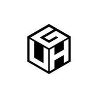 uhg letra logo diseño, inspiración para un único identidad. moderno elegancia y creativo diseño. filigrana tu éxito con el sorprendentes esta logo. vector