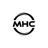 mhc letra logo diseño, inspiración para un único identidad. moderno elegancia y creativo diseño. filigrana tu éxito con el sorprendentes esta logo. vector