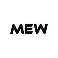 MEW Letter Logo Design, Inspiration for a Unique Identity. Modern Elegance and Creative Design. Watermark Your Success with the Striking this Logo. vector