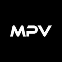 MPV Letter Logo Design, Inspiration for a Unique Identity. Modern Elegance and Creative Design. Watermark Your Success with the Striking this Logo. vector