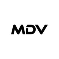 mdv letra logo diseño, inspiración para un único identidad. moderno elegancia y creativo diseño. filigrana tu éxito con el sorprendentes esta logo. vector