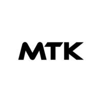 MTK Letter Logo Design, Inspiration for a Unique Identity. Modern Elegance and Creative Design. Watermark Your Success with the Striking this Logo. vector