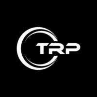 trp letra logo diseño, inspiración para un único identidad. moderno elegancia y creativo diseño. filigrana tu éxito con el sorprendentes esta logo. vector