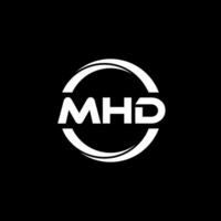 MHD Letter Logo Design, Inspiration for a Unique Identity. Modern Elegance and Creative Design. Watermark Your Success with the Striking this Logo. vector