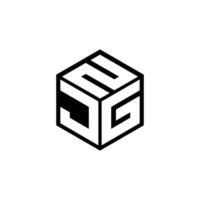 jgn letra logo diseño, inspiración para un único identidad. moderno elegancia y creativo diseño. filigrana tu éxito con el sorprendentes esta logo. vector